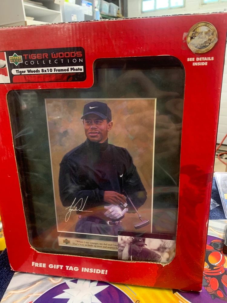 Tiger Woods Collection Framed Photo and Book