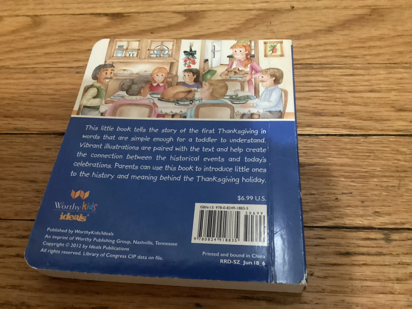 🏈 The Story of Thanksgiving Board Book - photo 2