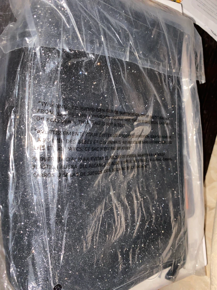 Black Glitter Be You Tote Bag - photo 2