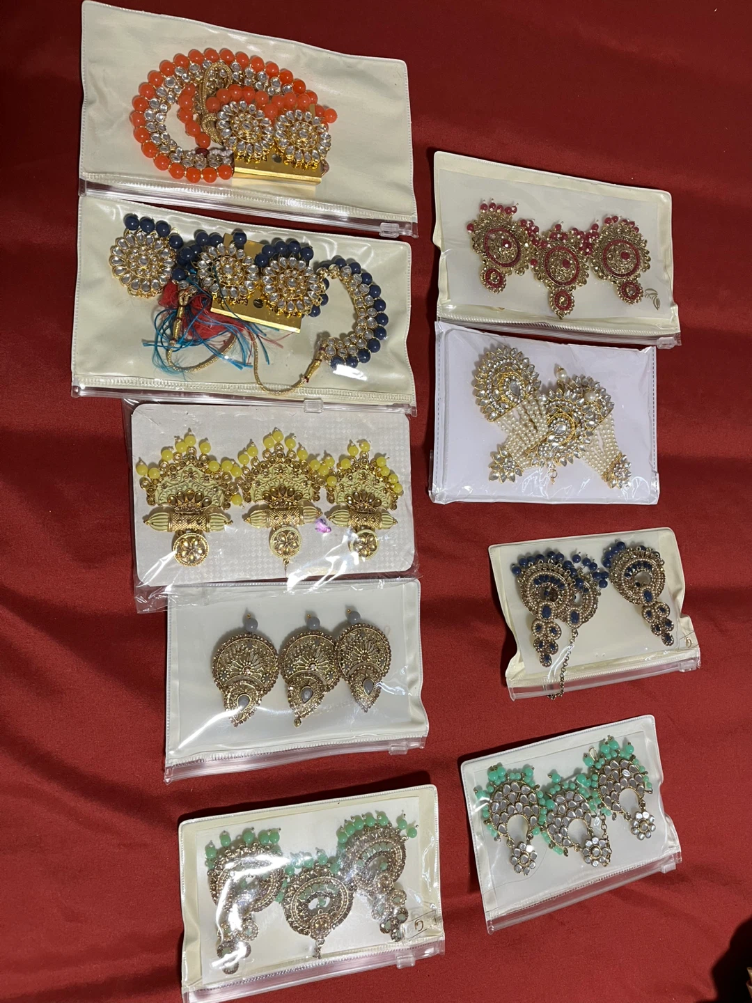 Assorted Traditional Indian Jewelry Sets