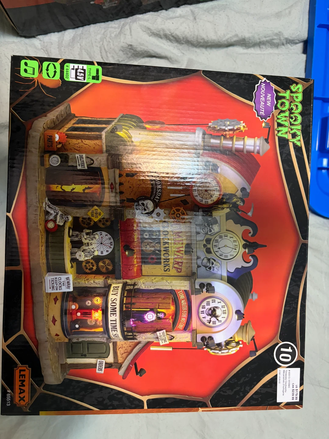 Lemax Spooky Town Time Warp Clockworks