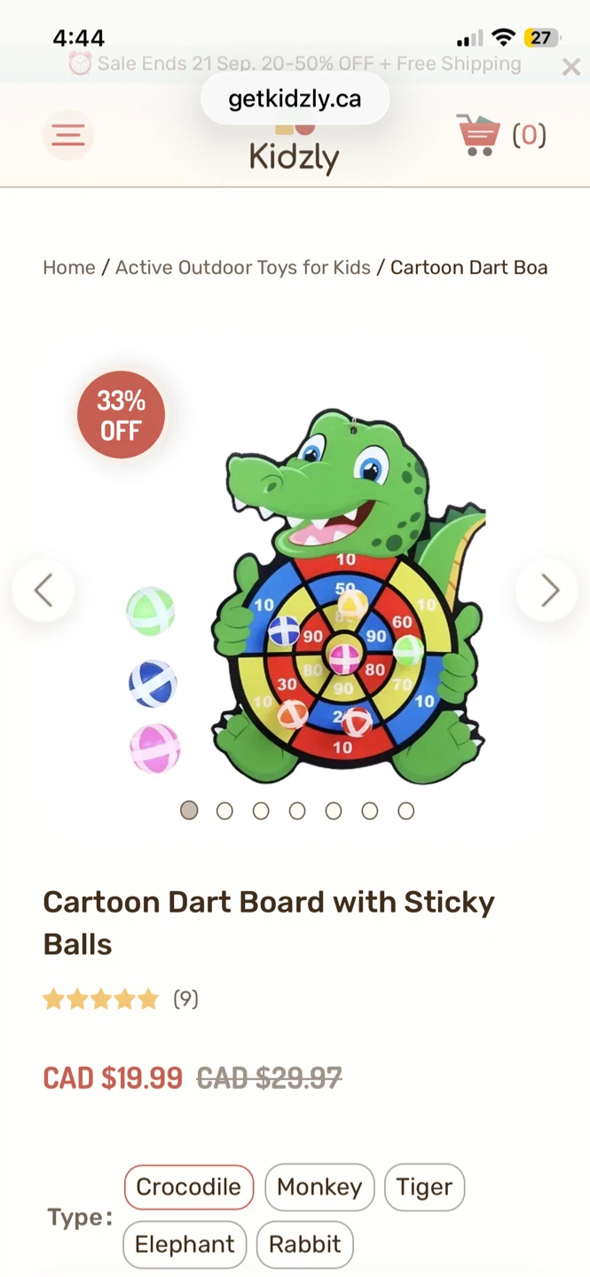 Cartoon Dart Board, NIB - photo 3