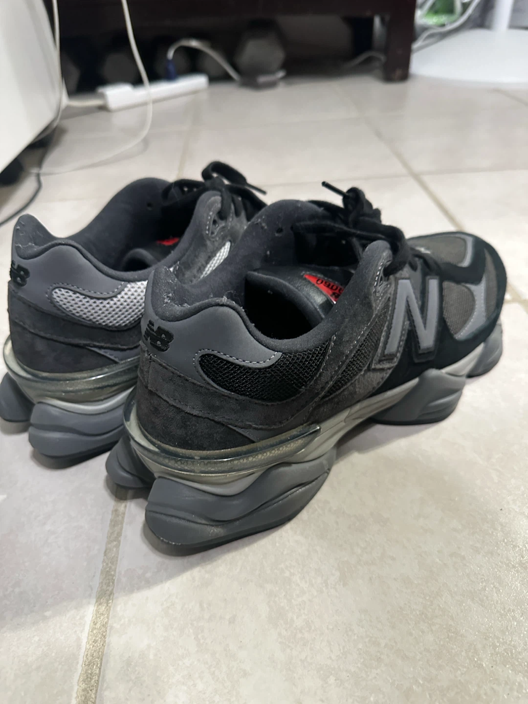 New Balance 9060 Black/Grey Sneakers - photo 3