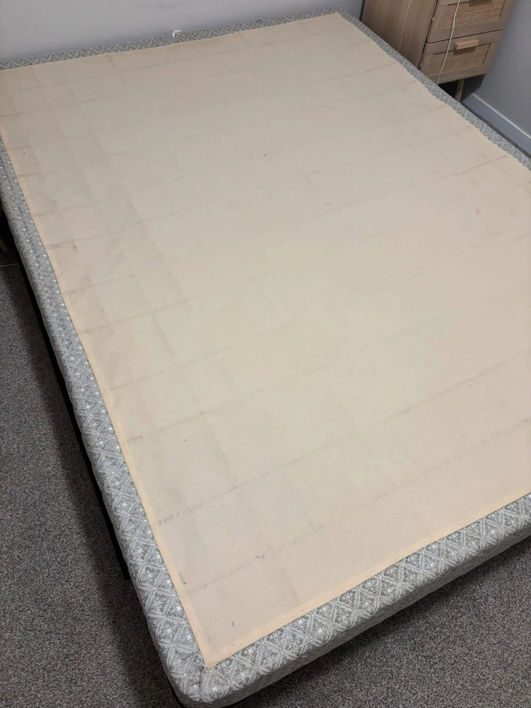 Queen Box Spring and Metal Bed Frame
