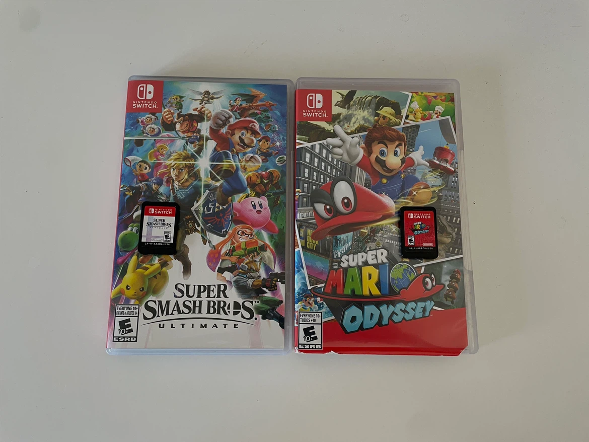Smash Bros Ultimate & Mario Odyssey
