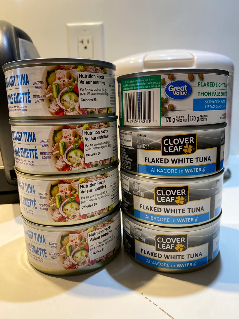 All 8 x canned tuna