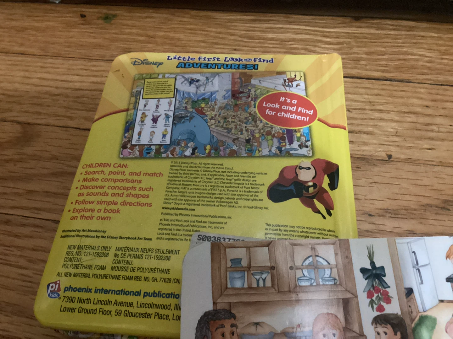 🏈 Disney Little First Look and Find Adventures Book - photo 2