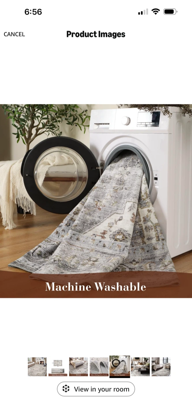 Machine Washable Area Rug 5ft x 7ft - photo 2