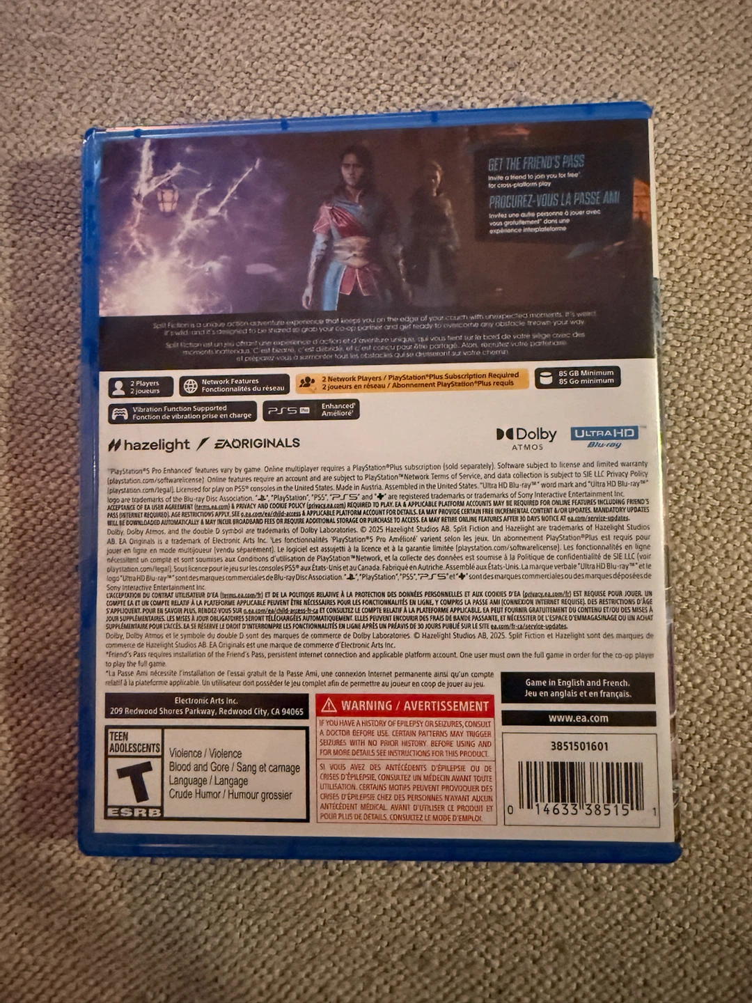 PS5 Split Fiction / Trade - photo 3