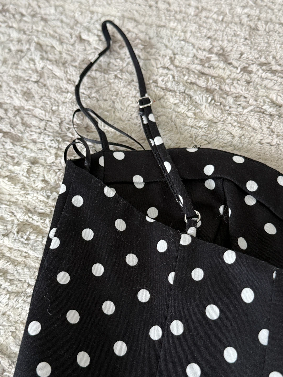 Zara Polka Dot Corset Mini Dress - photo 3