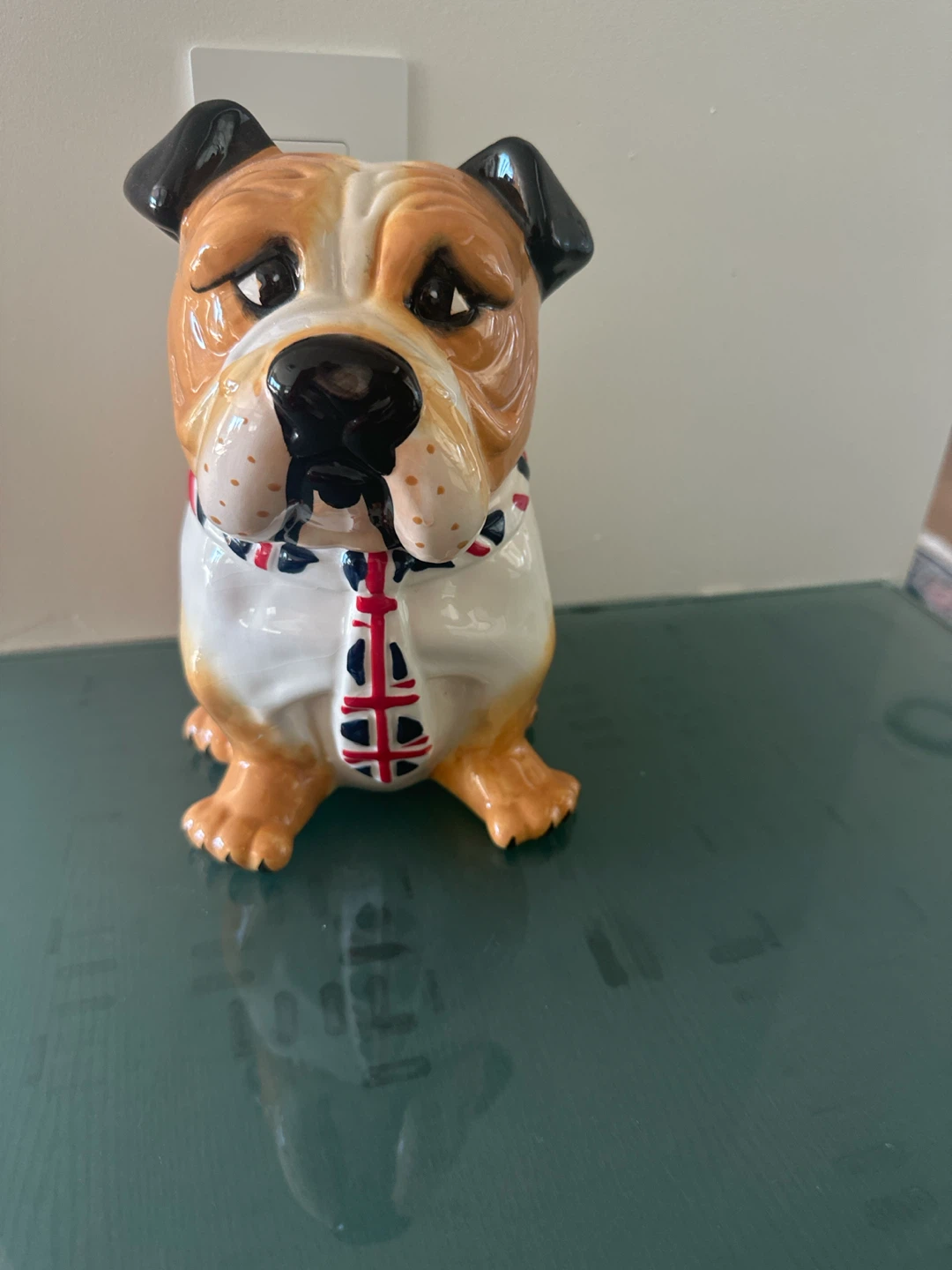 Ceramic Bulldog Figurine