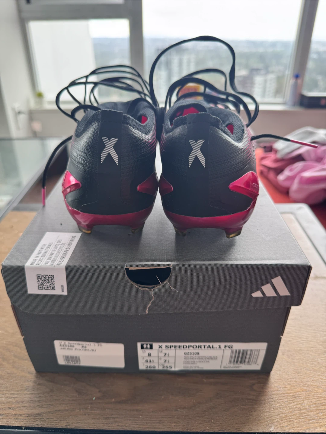 Adidas X Speedportal.1 FG Soccer Cleats Size 8 US