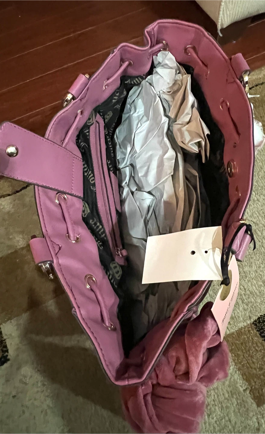 Juicy Couture Suede Tote Bag - photo 2