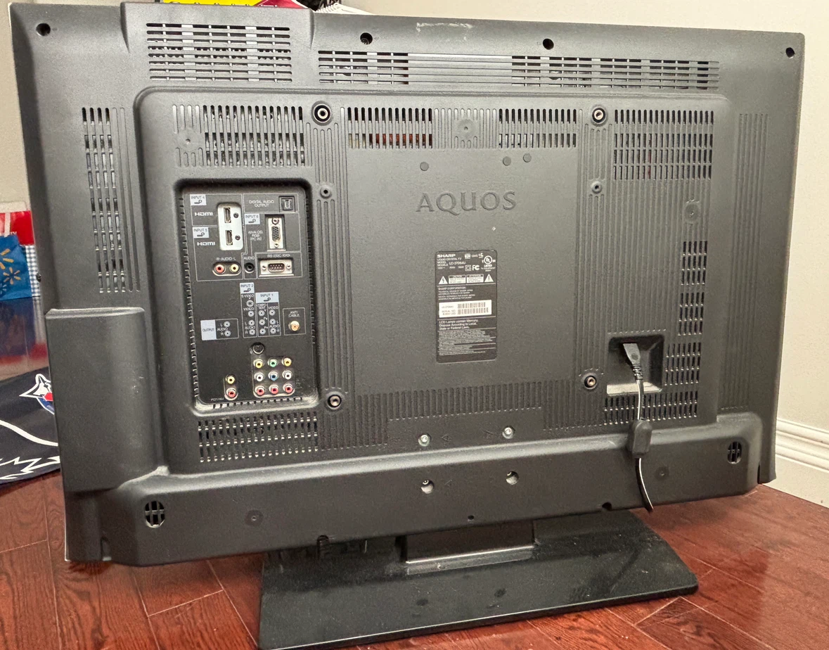 Sharp Aquos 37-inch LCD TV - photo 2