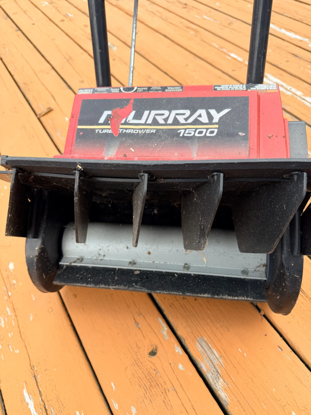Murray turbothrower 1500 electric snow blower - photo 2