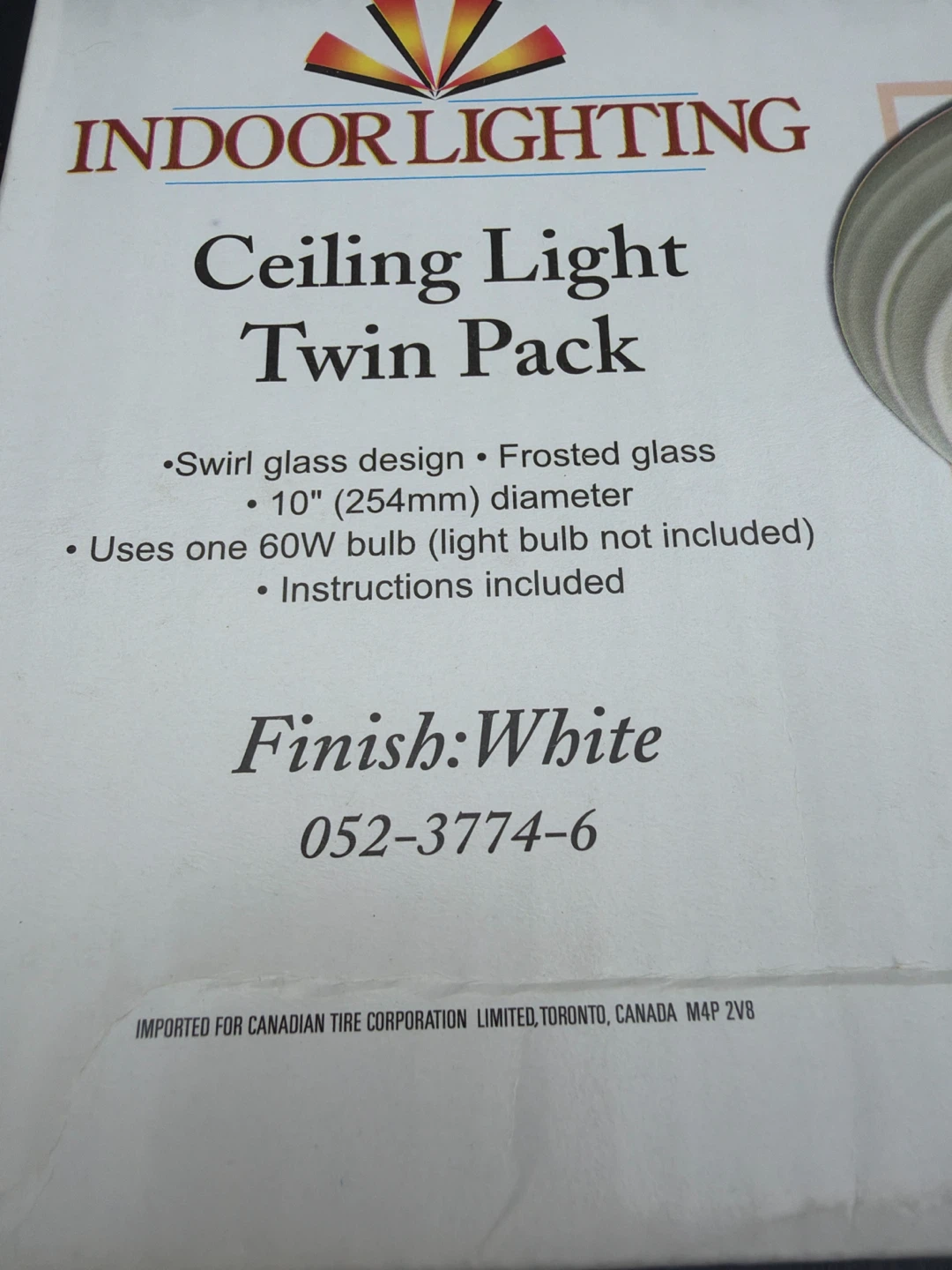 NEW Indoor Lighting Ceiling Light Twin Pack - photo 3