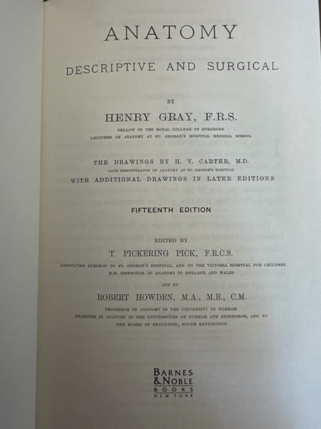 Gray's Anatomy Book - Barnes & Noble Edition - photo 2