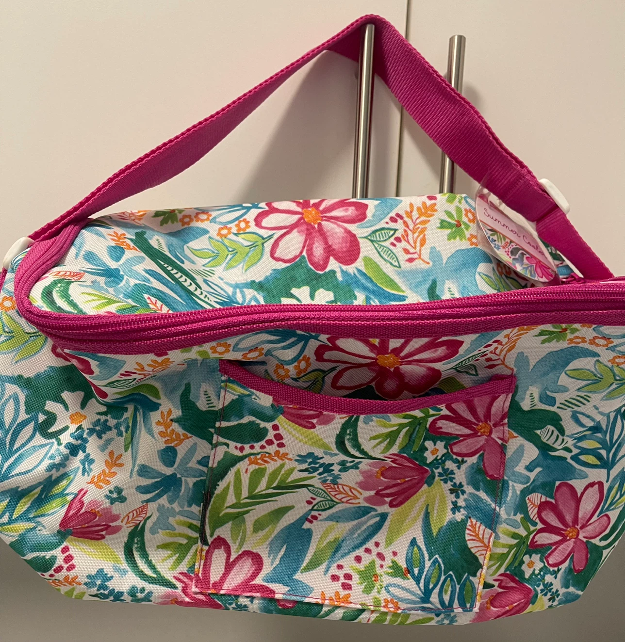 Floral Print Insulated Cooler Bag - photo 2