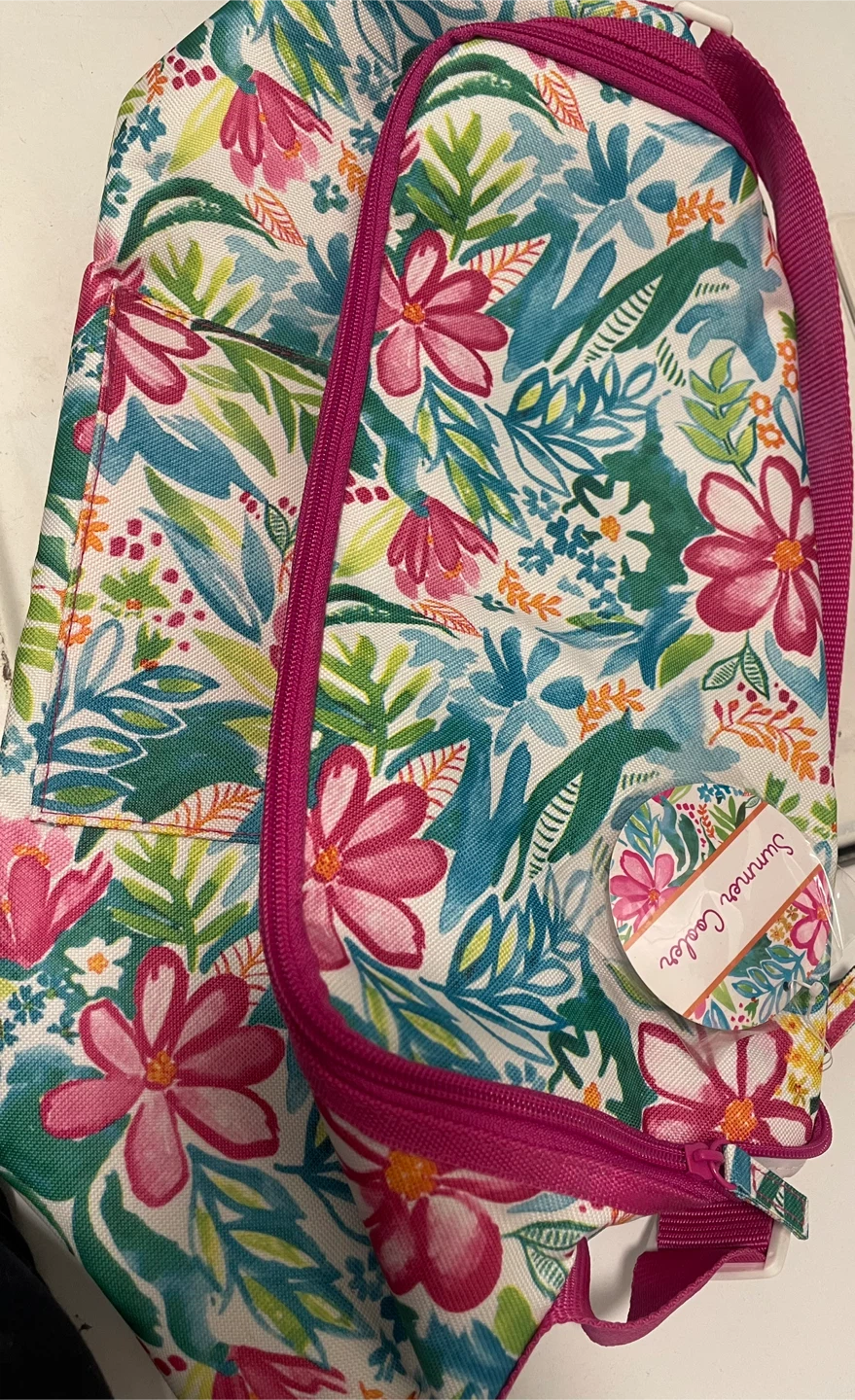 Floral Print Insulated Cooler Bag - photo 4
