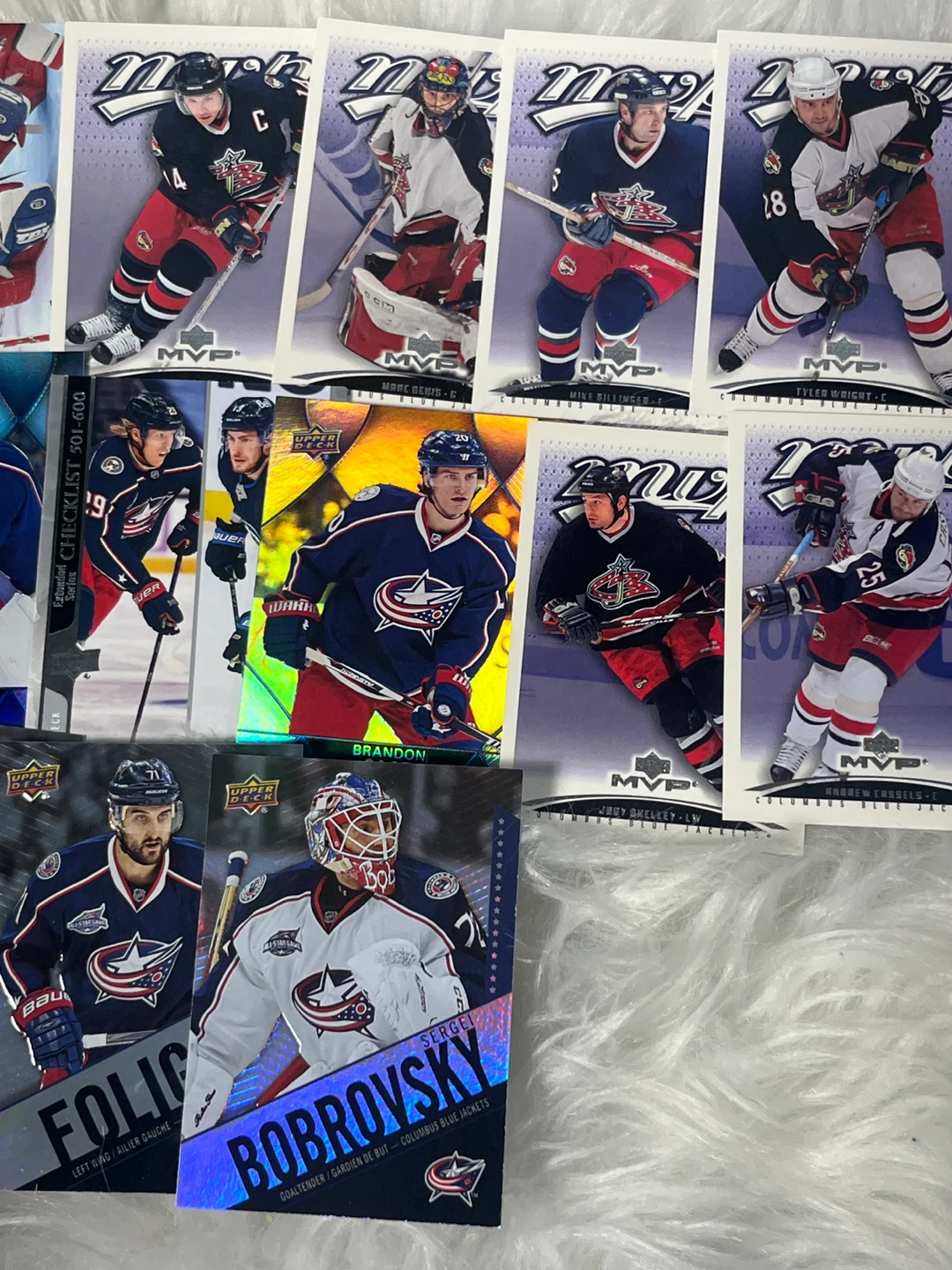 🏒 COLUMBUS BLUE JACKETS Vintage Domed Puck +  Bonus Card Lot! 🏒 - photo 5