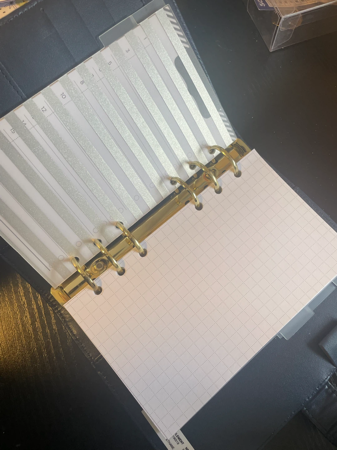 REFLECTIONS Navy Blue 6-Ring Binder Planner - photo 5