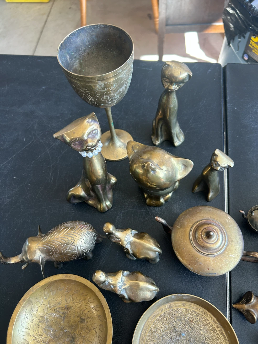 Vintage Brass Decor and Figurine Lot - photo 4