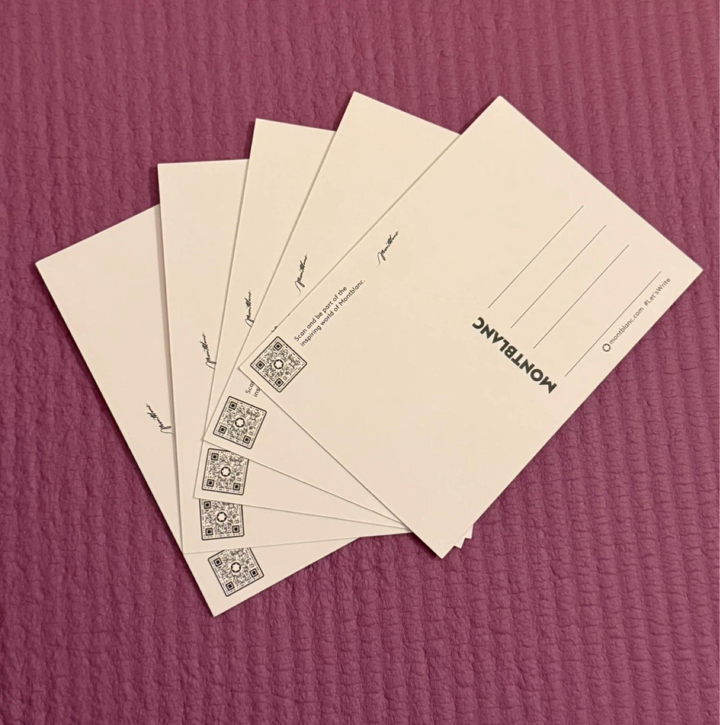 NEW✨🏈Set of 5 Montblanc Dragonfly Postcards - photo 2