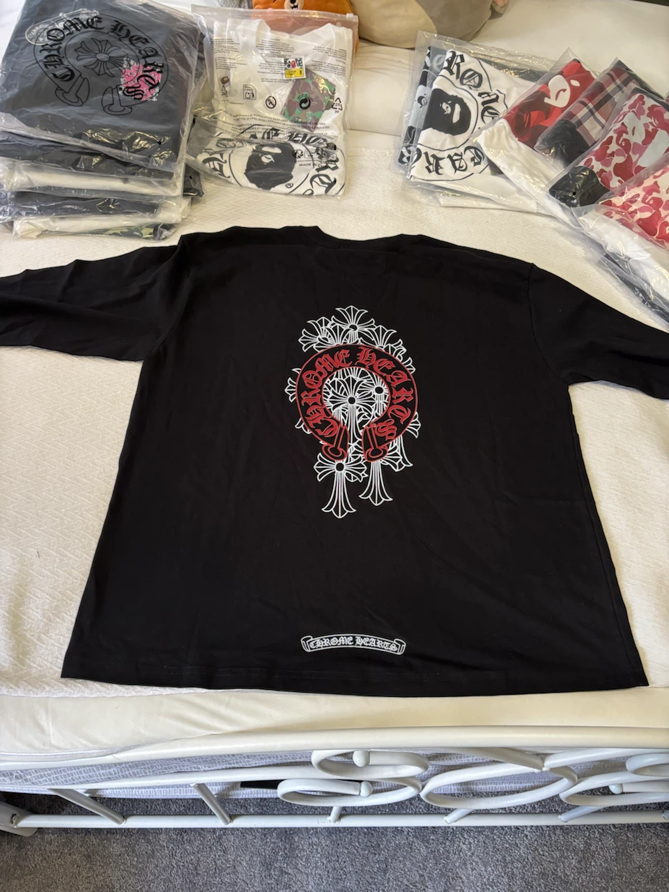 Chrome Heart long sleeve tee SZ XL