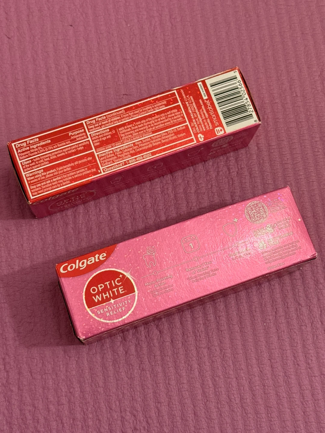 NEW✨🏈2 Colgate Optic White Sensitivity Relief Toothpaste - photo 3
