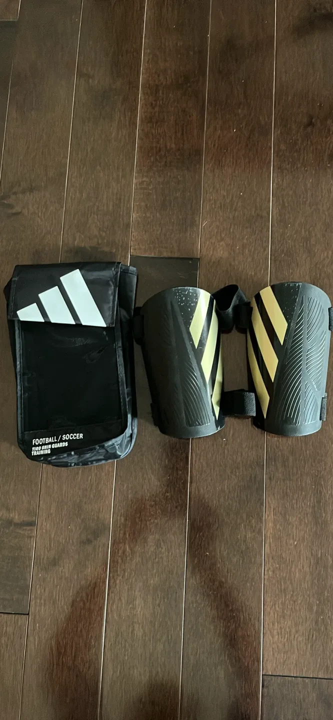 Adidas Tiro Soccer Shin Guards with Carrying Case