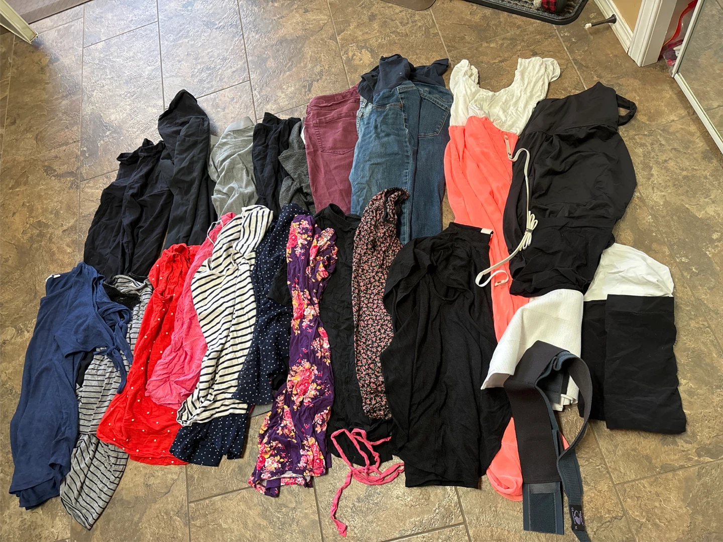 Maternity tops, pants and dresses