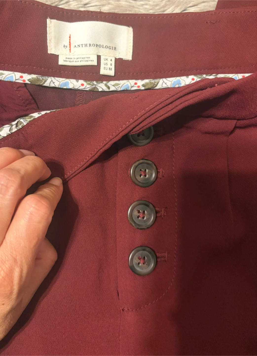 Anthropologie Button-Front Trousers - photo 5