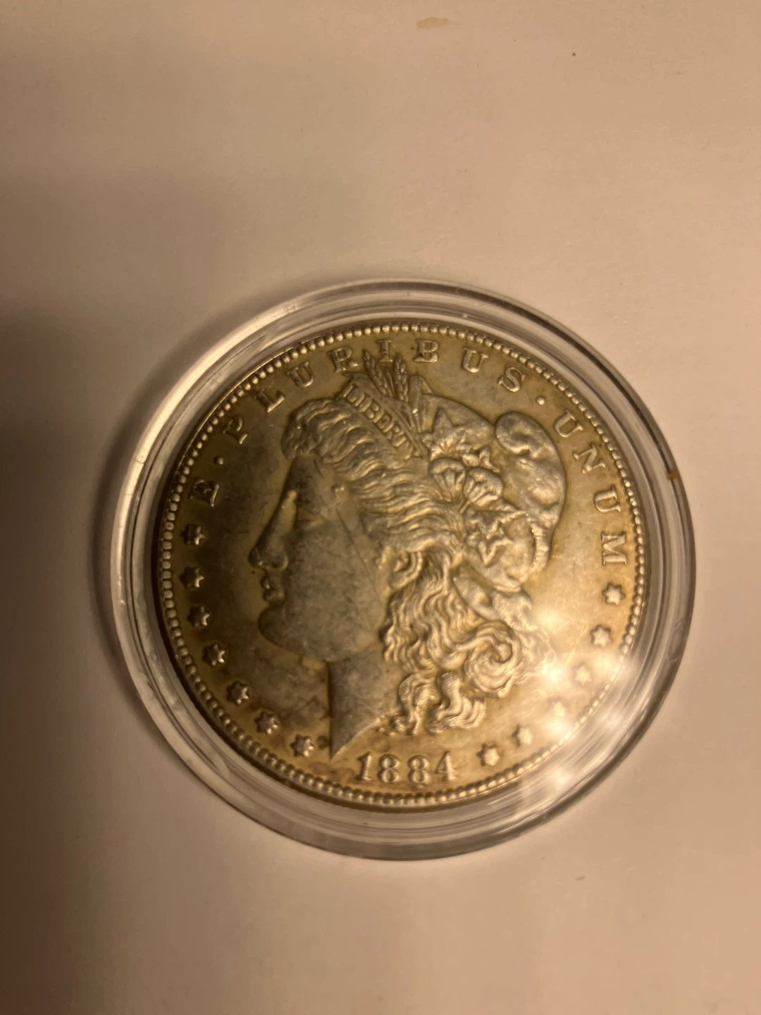 1884 Morgan Silver Dollar Coin - photo 2