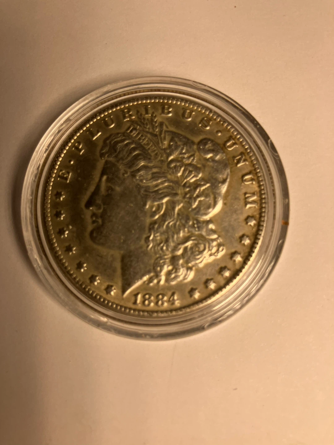 1884 Morgan Silver Dollar Coin - photo 3