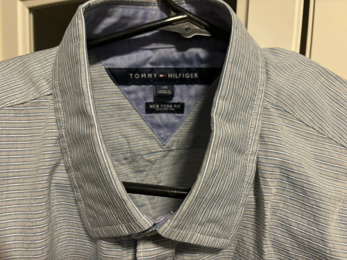 Tommy Hilfiger New York Fit Striped Shirt, Large - photo 4
