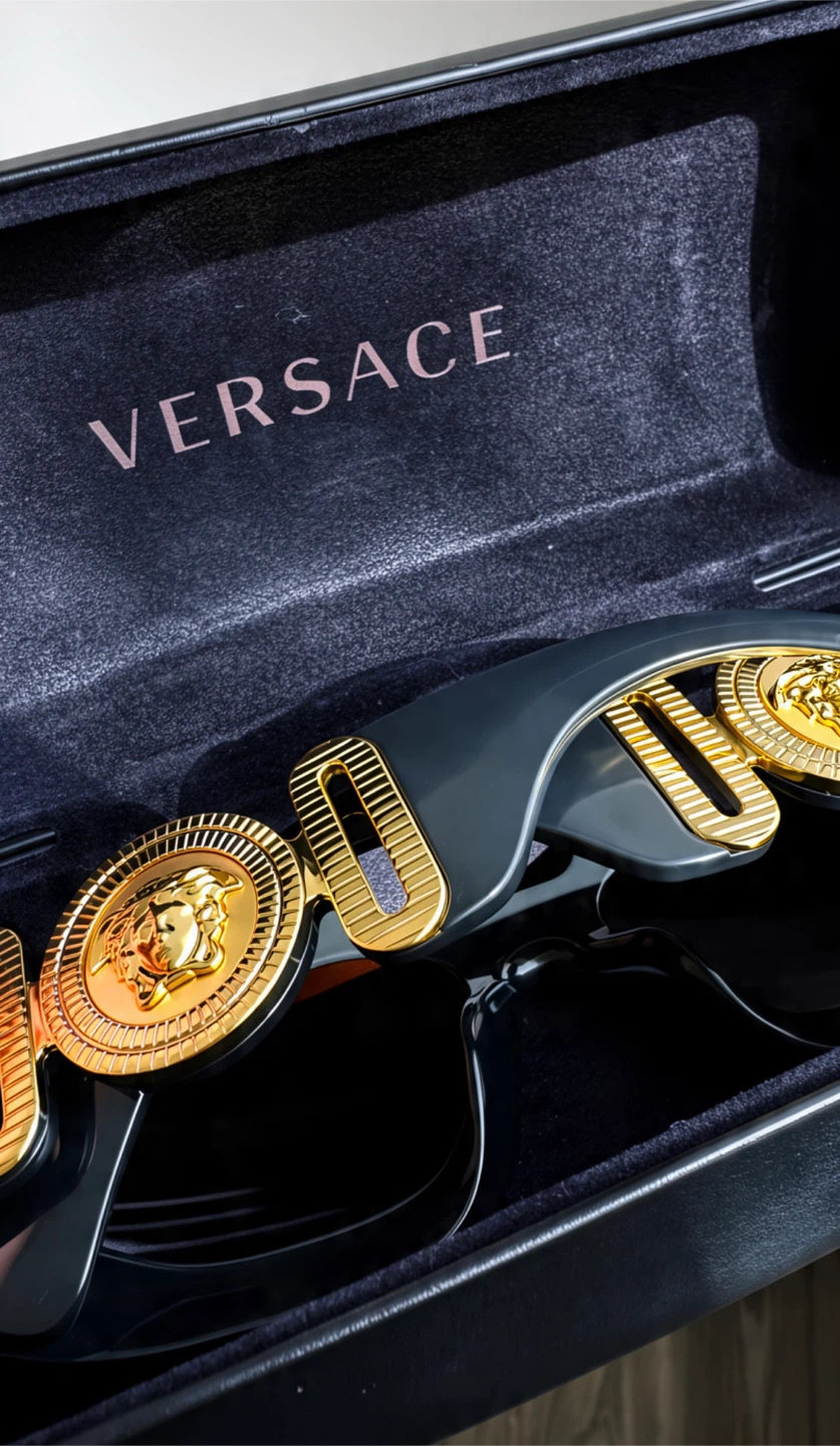 Versace Sunglasses with Medusa Accents
