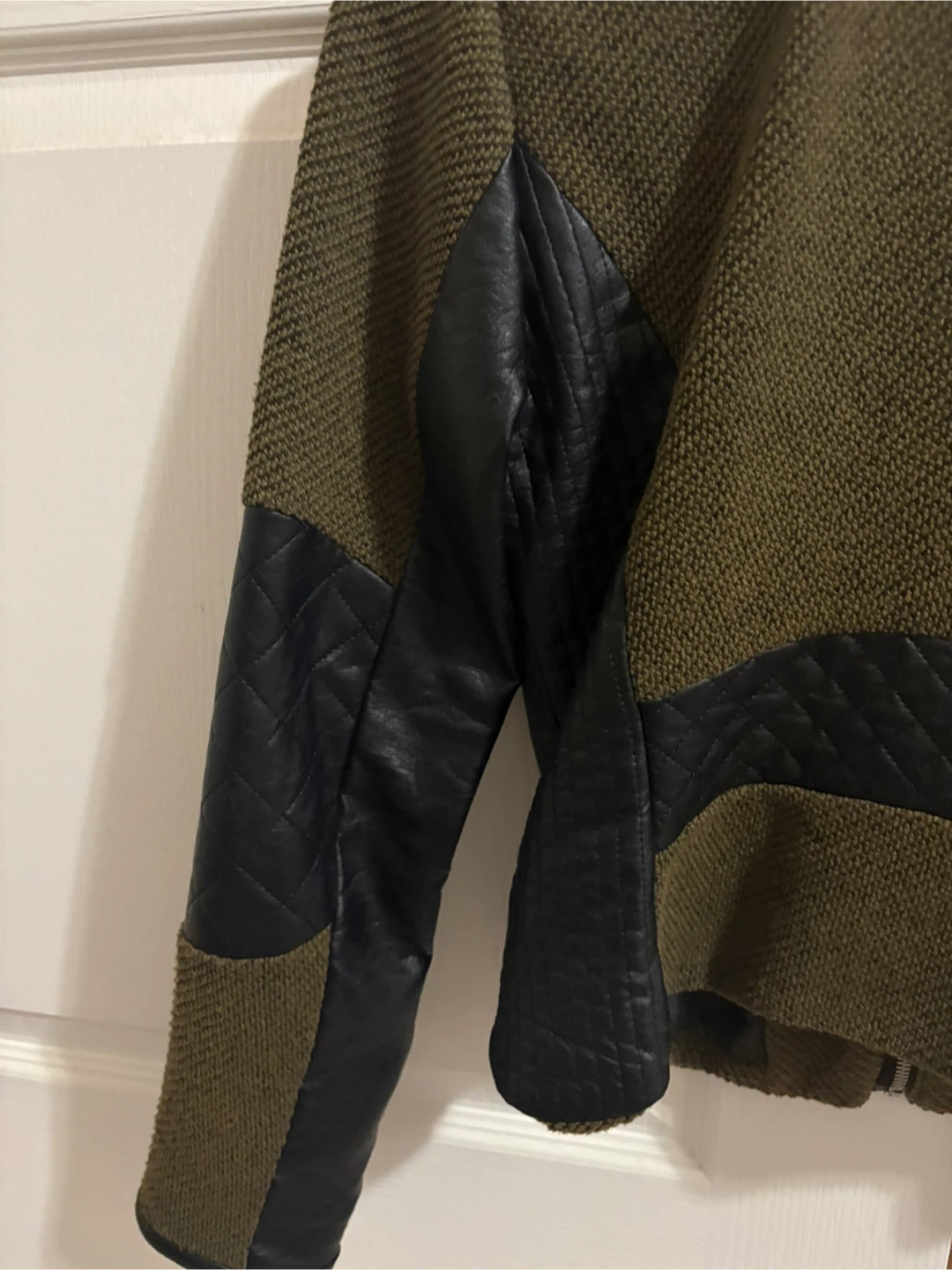 H&M Olive Green Textured Jacket - photo 3