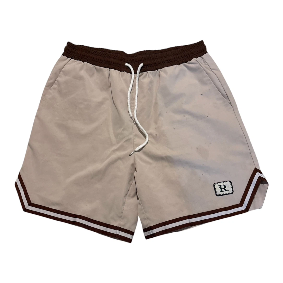 Men’s ROMWE Tan Athletic Shorts