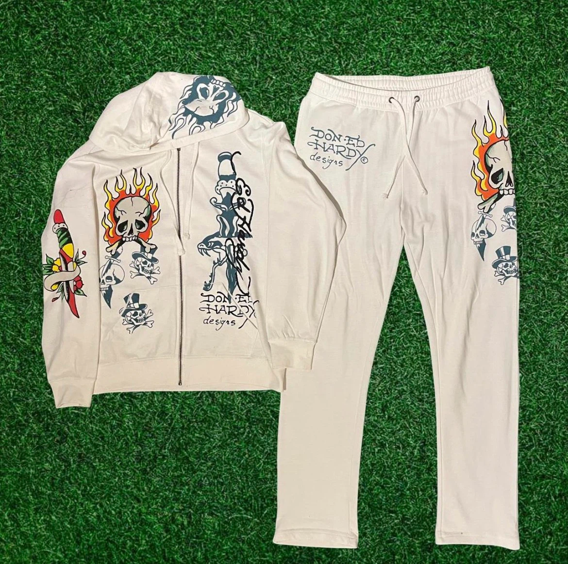 Don Ed Hardy Hoodie and Sweatpants Set