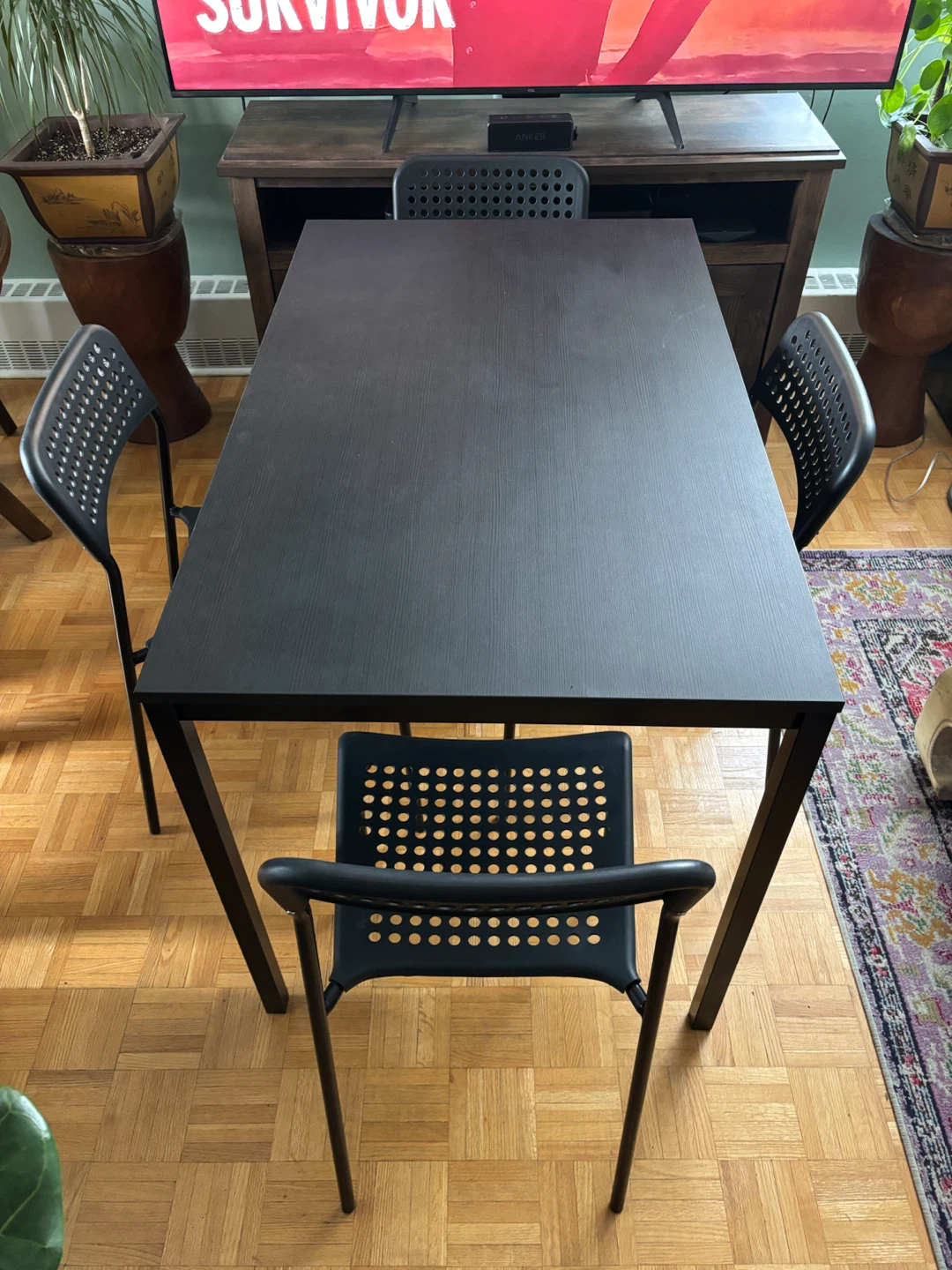 IKEA dining table and chairs set