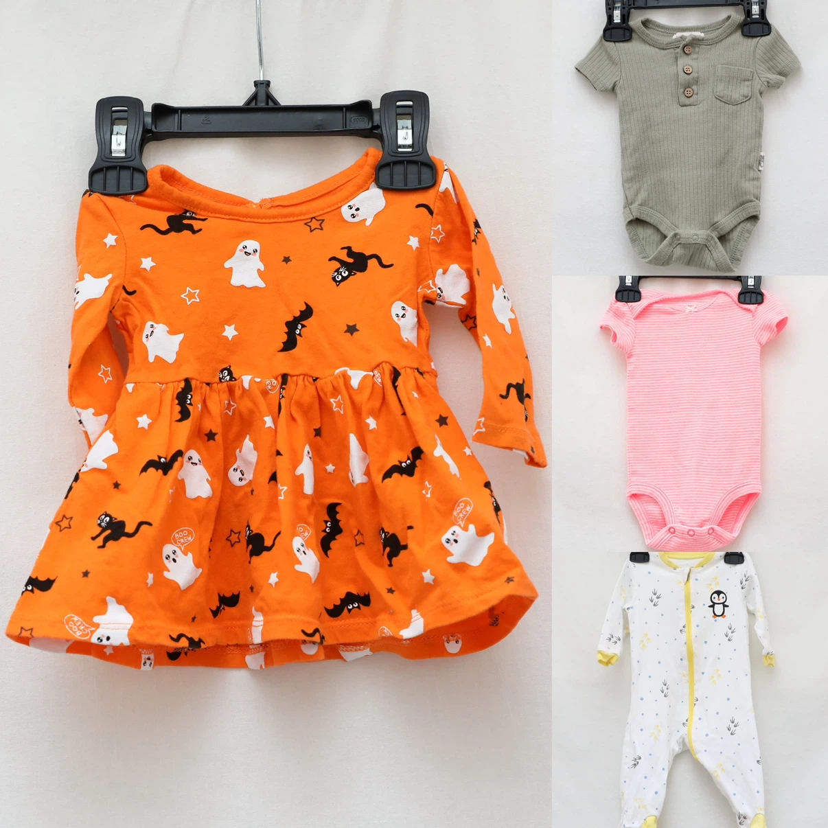 Set of baby girl 0-3 months clothes Halloween