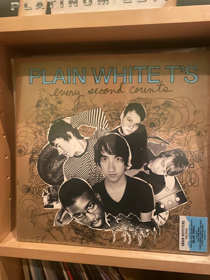 🏈 Plain White T's Every Second Counts Blue Vinyl