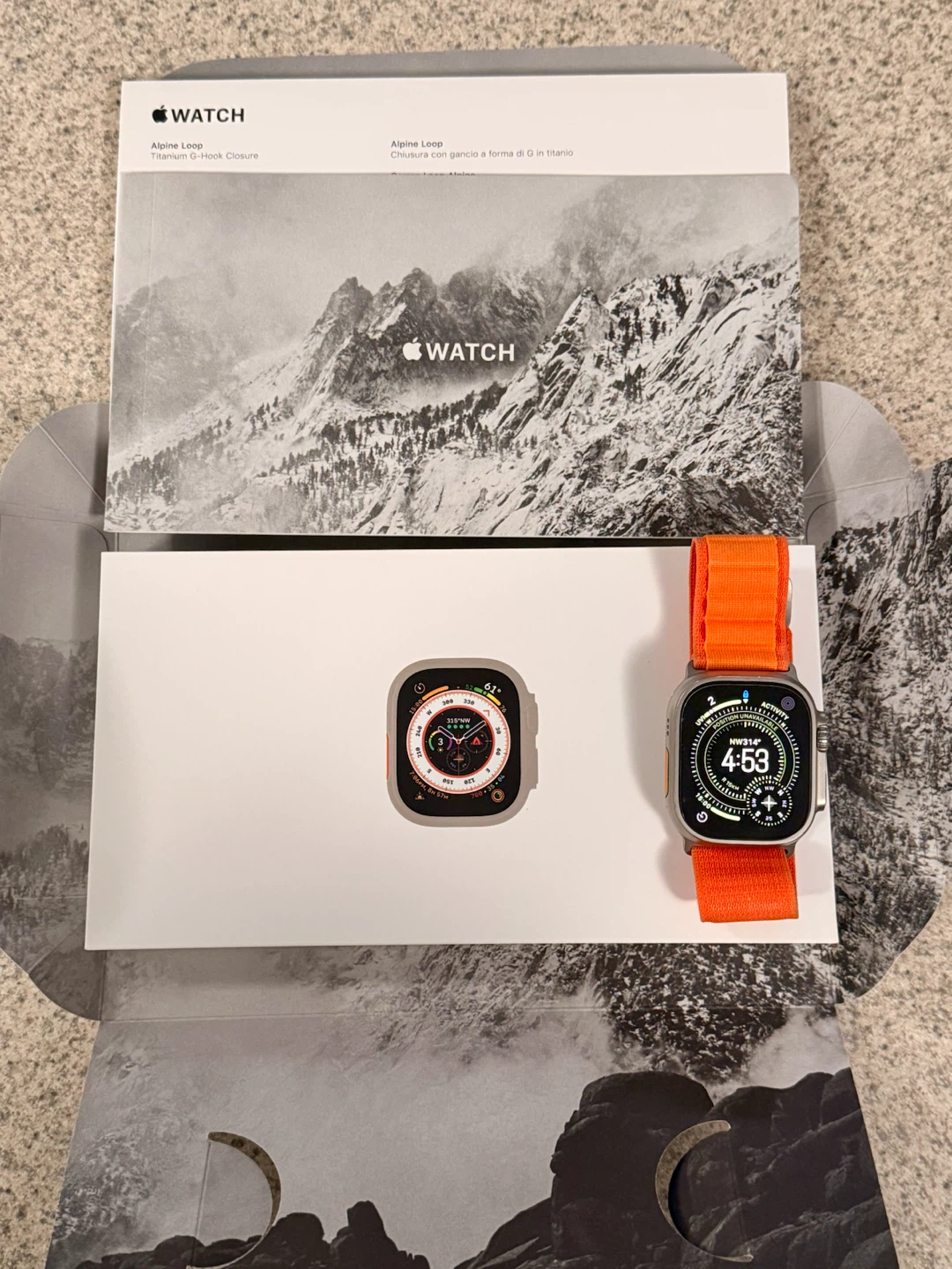 Apple Watch Ultra 1, 49 mm - Like New, Full Set
