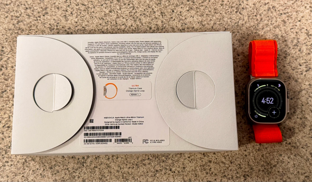 Apple Watch Ultra 1, 49 mm - Like New, Full Set - photo 5