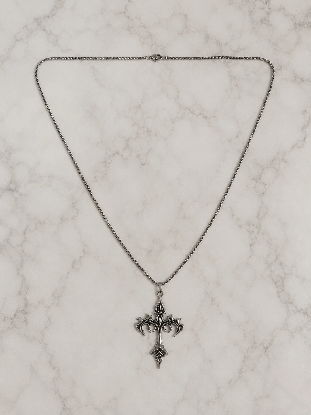 Gothic Cross Pendant Necklace
