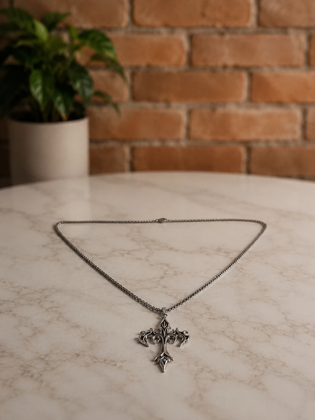Gothic Cross Pendant Necklace - photo 2