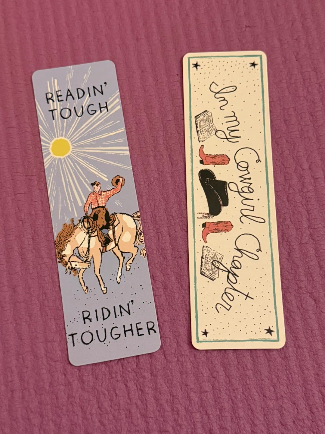 NEW✨🏈Set of 2 Western-colorful Bookmarks
