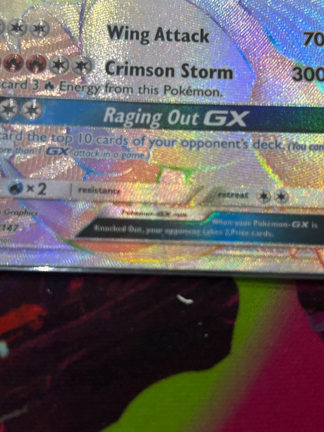 Pokemon Charizard GX Secret Rare 150/147 - photo 3