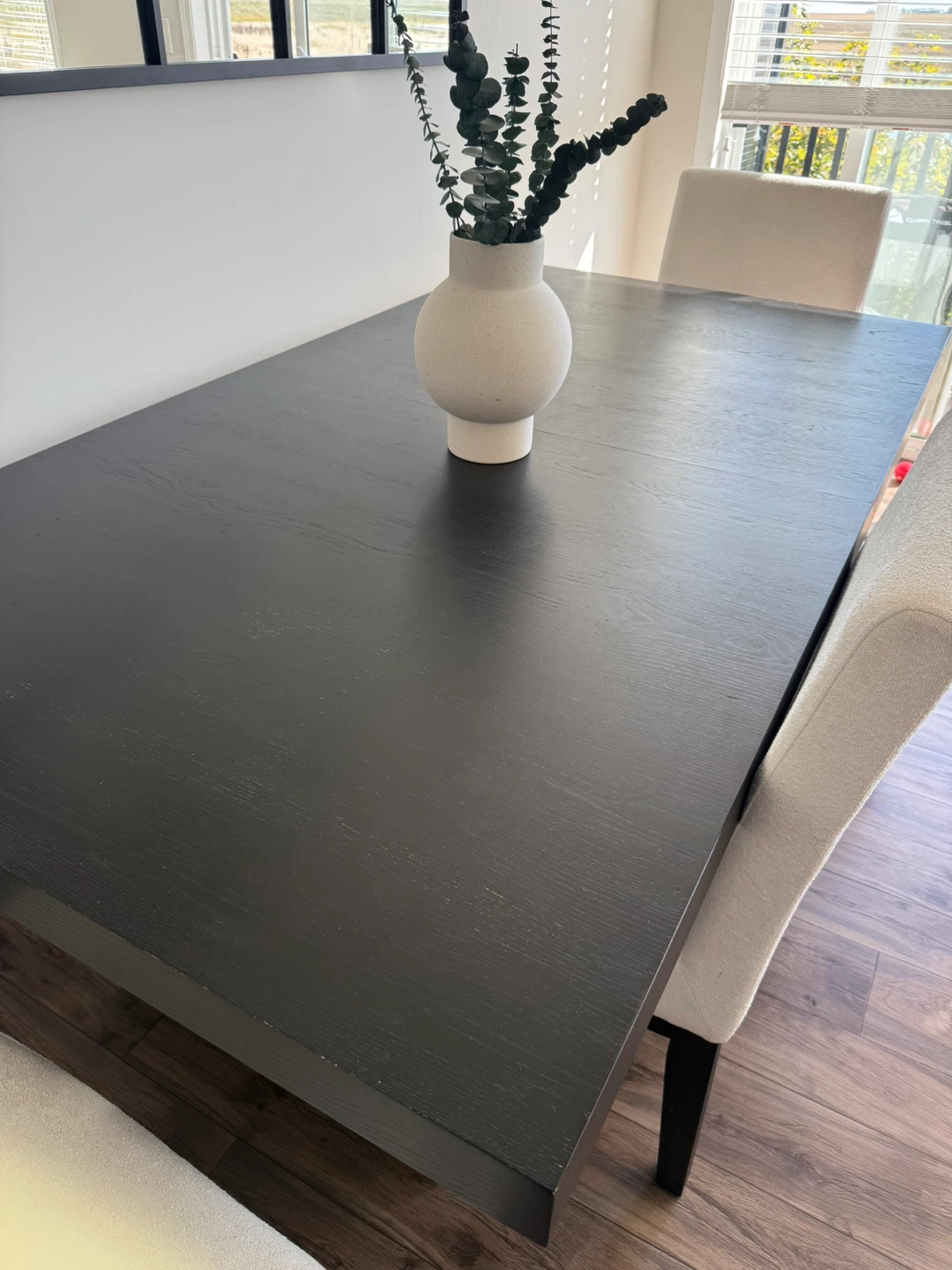 Modern Black Dining Table