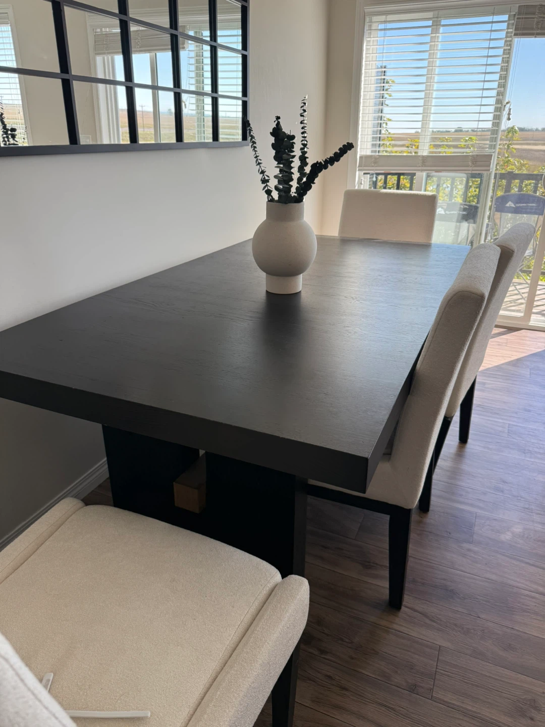 Modern Black Dining Table - photo 2